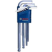 Kuuskantvõtmete komplekt Bosch 1600A01TH5, 1,5-10 mm, 9 tk
