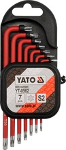 Torx võtmete komplekt Yato YT-0562, T9-T30, 7 tk