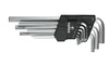 Kuuskantvõtmete komplekt Topex 35D956, 1,5-10 mm, 9 tk