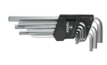 Kuuskantvõtmete komplekt Topex 35D956, 1,5-10 mm, 9 tk