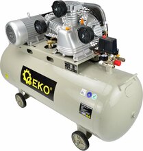 Kolmesilindriline õhukompressor GEKO G80310, 200 L, 10 baari
