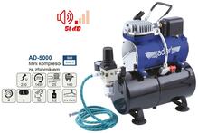 Mini kompressor aerograafidele Adler AD-5000, 140 W