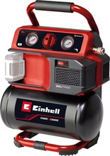 Akuga õhukompressor Einhell TE-AC 18/75 Li OF-Solo, 18 V, must/punane
