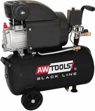 Õhukompressor AWTOOLS AC24, 24 L, 2,0 hj, must joon