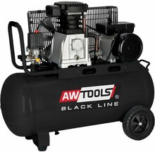 Õhukompressor AWTOOLS AC90, 90 L, 3,0 hj, must