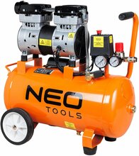 Õlivaba kompressor Neo Tools, 24 L