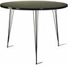 Söögilaud Kalune Design Sandalf Royal, 90 x 90 x 75 cm, must