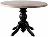 Söögilaud Kalune Design Albero 32, 115 x 115 x 75 cm, must/puit
