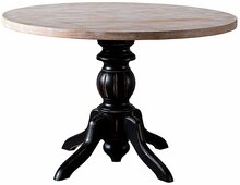 Söögilaud Kalune Design Albero 32, 115 x 115 x 75 cm, must/puit