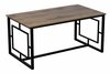 Söögilaud Kalune Design Alin, 160 x 90 x 76 cm, must/pähkel