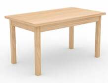 Söögilaud ADRK Furniture Rodos 80, 140 x 80 x 76 cm, kuldne tamm/pruun