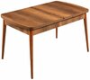 Pikendatav söögilaud Kalune Design Barok, 132 x 78,5 x 80 cm, pähkel