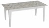 Söögilaud Kalune Design Polka, 180 x 90 x 76.8 cm, valge