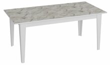 Söögilaud Kalune Design Polka, 180 x 90 x 76.8 cm, valge