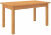 Söögilaud ADRK Furniture Rodos 7, 140 - 180 x 80 x 76 cm, pruun/oranž