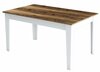 Söögilaud Kalune Design Milan 520, 88 x 145 x 75 cm, valge/pähkel