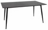 Söögilaud Signal Meble Rion, 160 x 90 x 76 cm, must