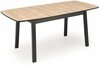 Söögilaud Halmar Barril, 130-170 x 80 x 72 cm, artisan tamm/must, pikendatav