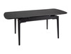 Söögilaud Signal Meble Sento, 120-180 x 80 x 75 cm, must