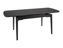 Söögilaud Signal Meble Sento, 120-180 x 80 x 75 cm, must