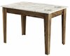 Söögilaud Kalune Design Kiev 506, 72 x 110 x 75 cm, valge/hall/pähkel