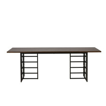Söögilaud Venture Design Ystad, 100 x 220 cm, mocca