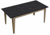 Söögilaud Kalune Design Lorenz, 180 x 90 x 76.8 cm, pruun/must