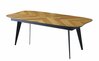 Söögilaud Kalune Design LR 951, 102 x 206 x 77 cm, tamm/must