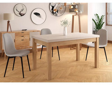 Söögilaud Signal Meble Presto, 140-218 x 80 x 78 cm, kašmiir