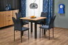 Pikendatav söögilaud Halmar Qubik, 80-200 x 80 x 76 cm, artisan tamm/must