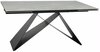 Söögilaud Signal Meble Westin Diamond, 160-240 x 90 x 77 cm, kreemjas