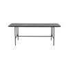 Söögilaud Venture Design Uno, 200 x 90 cm, must