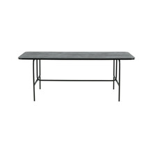 Söögilaud Venture Design Uno, 200 x 90 cm, must
