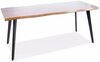 Söögilaud Signal Meble Fresno, laiendatav, 120 - 180 x 80 x 76cm, pruun/must