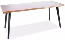 Söögilaud Signal Meble Fresno, laiendatav, 120 - 180 x 80 x 76cm, pruun/must