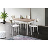 Pikendatav söögilaud Kalune Design Polo 1302, 70 x 110 x 75 cm, tamm/valge