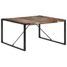 Söögilaud, 140 x 140 x 75 cm, taaskasutatud puit