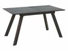 Söögilaud Black Red White Heiko, 140-180 x 80 x 76 cm, must/hall