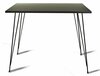 Söögilaud Kalune Design Sandalf, 90 x 90 x 75 cm, valge/must