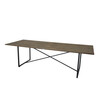 Söögilaud Venture Design Padang, 250 x 100 x 76 cm, must