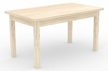 Söögilaud ADRK Furniture Rodos 81, 140 - 180 x 80 x 76 cm, pruun