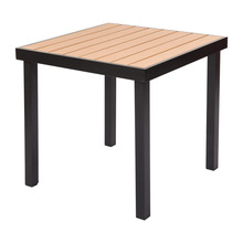Söögilaud Mirpol IZZY, 79 x 79 x 74 cm, 4 kohta, pruun/must
