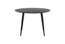 Söögilaud Venture Design Dipp, ø115 cm, must