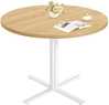 Söögilaud Vasagle KDT082W01, ümmargune, 80 cm läbimõõt, 74.8 cm kõrgus, kuldtamm