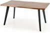 Pikendatav söögilaud Halmar Dickson, 120-180 cm x 80 cm x 75 cm, tamm/must