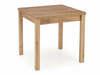 Söögilaud Halmar Gracjan, 80 - 160 x 80 x 76 cm, tamm/pruun