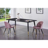 Söögilaud Venture Design Dipp, 180 x 90cm, must