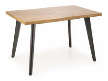 Laiendatav söögilaud Halmar Dickson 2, 150-210 cm, pruun/must, 90 x 75 cm