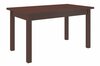 Söögilaud ADRK Furniture Rodos 56, 140 - 180 x 80 x 76 cm, pähkel/pruun