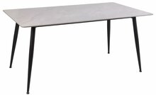 Söögilaud Signal Meble Rion, 160 x 90 x 76 cm, hall/must